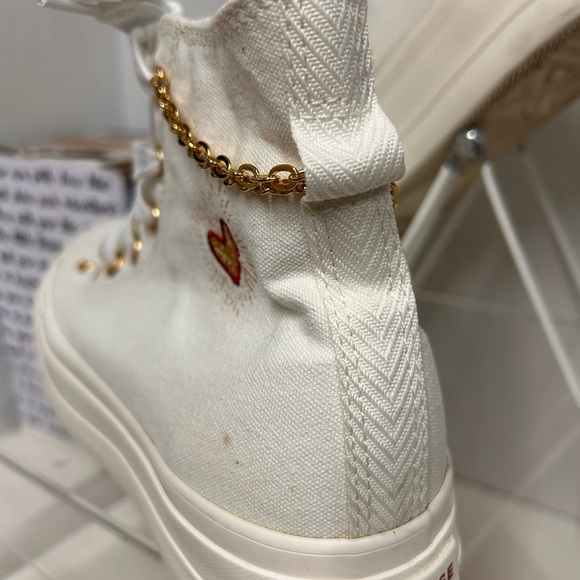 Converse CTAS Lift Hi Platform Gold Chain - Picture 12 of 15
